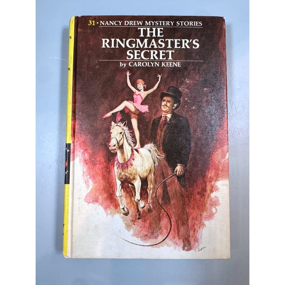 Grosset & Dunlap Nancy Drew Book 31 The Ringmasters Secret Yellow Spine Vintage